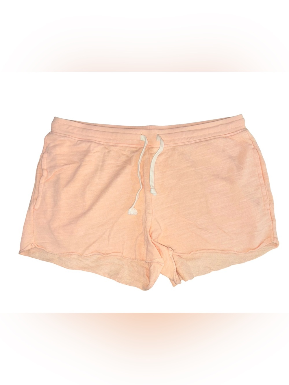 J.Crew Size Large Peach Lightweight Drawstring Lounge Shorts NWOT